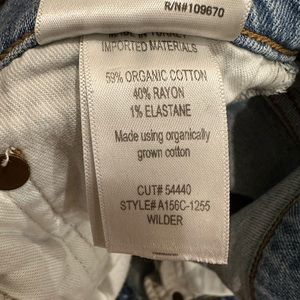 Agolde denim wilder size 24